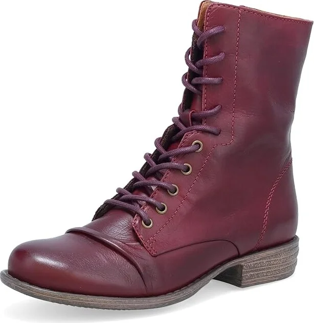 Miz Mooz Lukas Women's Boots Bordeaux : 6 B - Medium, Leather