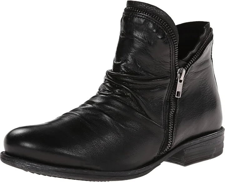 Miz Mooz Luna Women's Dress Boots Black : 10 B - Medium, Leather - Image 2