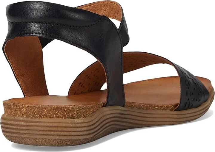 Miz Mooz Mave Women's Wedge Shoes Black : EU 42 (US Women's 10.5-11) B - Medium, Leather/Rubber - Image 4