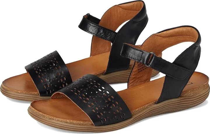 Miz Mooz Mave Women's Wedge Shoes Black : EU 42 (US Women's 10.5-11) B - Medium, Leather/Rubber