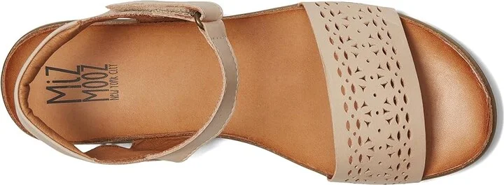 Miz Mooz Mave Women's Wedge Shoes Cream : EU 40 (US Women's 9-9.5) B - Medium, Leather/Rubber - Image 2