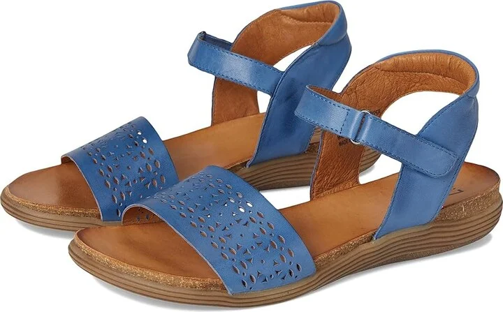 Miz Mooz Mave Women's Wedge Shoes Jean : EU 37 (US Women's 6.5-7) B - Medium, Leather/Rubber