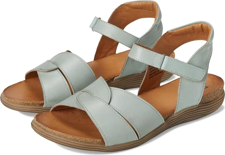 Miz Mooz Milli Women's Wedge Shoes Aquamarine : EU 41 (US Women's 9.5-10) B - Medium, Leather