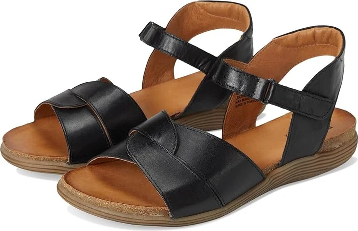 Miz Mooz Milli Women's Wedge Shoes Black : EU 37 (US Women's 6.5-7) B - Medium, Leather