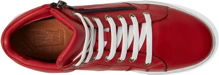 Miz Mooz Mosley Women's Boots Red : EU 40 (US Women's 9-9.5) B - Medium, Leather - Image 2