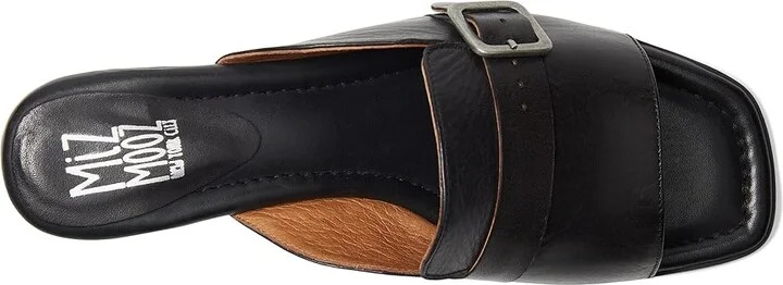 Miz Mooz Odell Women's Wedge Shoes Black : EU 38 (US Women's 7.5-8) B - Medium, Leather - Image 2