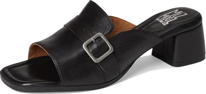 Miz Mooz Odell Women's Wedge Shoes Black : EU 38 (US Women's 7.5-8) B - Medium, Leather - Image 5
