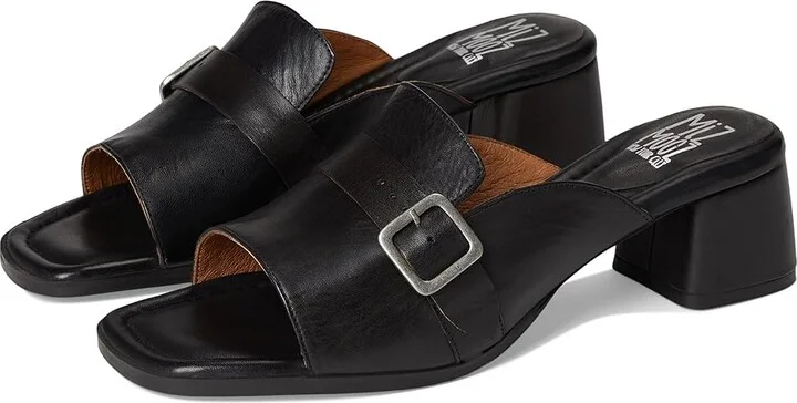 Miz Mooz Odell Women's Wedge Shoes Black : EU 38 (US Women's 7.5-8) B - Medium, Leather