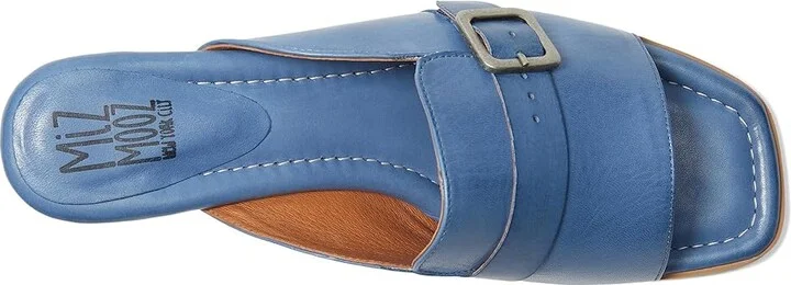 Miz Mooz Odell Women's Wedge Shoes Jean : EU 41 (US Women's 9.5-10) B - Medium, Leather - Image 2