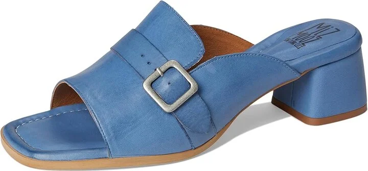 Miz Mooz Odell Women's Wedge Shoes Jean : EU 41 (US Women's 9.5-10) B - Medium, Leather - Image 5