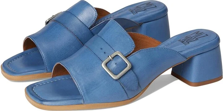 Miz Mooz Odell Women's Wedge Shoes Jean : EU 41 (US Women's 9.5-10) B - Medium, Leather