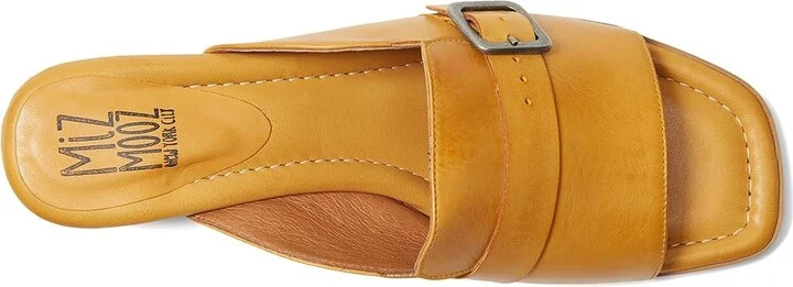 Miz Mooz Odell Women's Wedge Shoes Ochre : EU 38 (US Women's 7.5-8) B - Medium, Leather - Image 2
