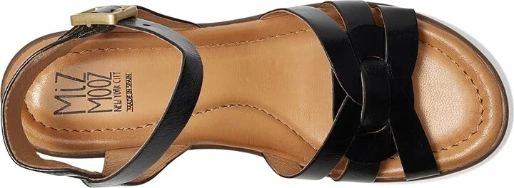 Miz Mooz Ozzie Women's Wedge Shoes Black : EU 40 (US Women's 9-9.5) B - Medium, Leather/Rubber - Image 2