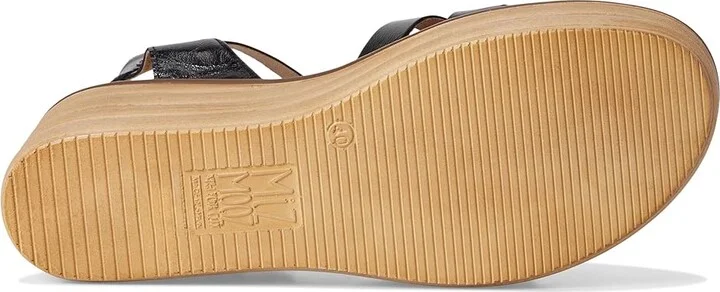 Miz Mooz Ozzie Women's Wedge Shoes Black : EU 40 (US Women's 9-9.5) B - Medium, Leather/Rubber - Image 3