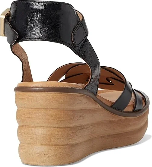 Miz Mooz Ozzie Women's Wedge Shoes Black : EU 40 (US Women's 9-9.5) B - Medium, Leather/Rubber - Image 4