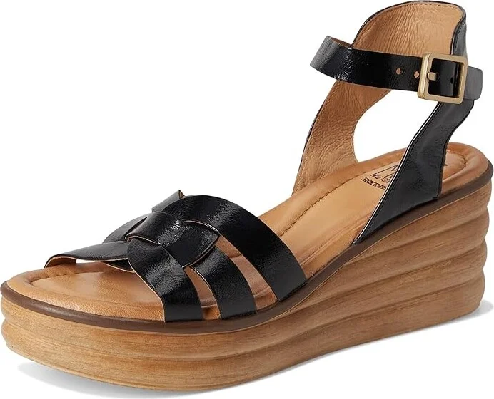 Miz Mooz Ozzie Women's Wedge Shoes Black : EU 40 (US Women's 9-9.5) B - Medium, Leather/Rubber - Image 5