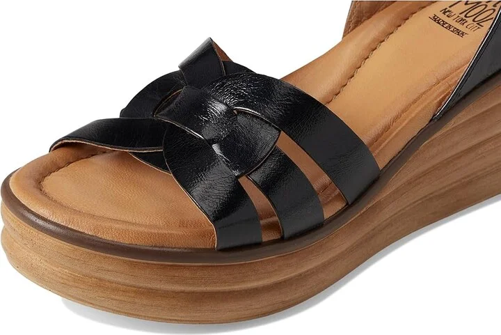 Miz Mooz Ozzie Women's Wedge Shoes Black : EU 40 (US Women's 9-9.5) B - Medium, Leather/Rubber - Image 7