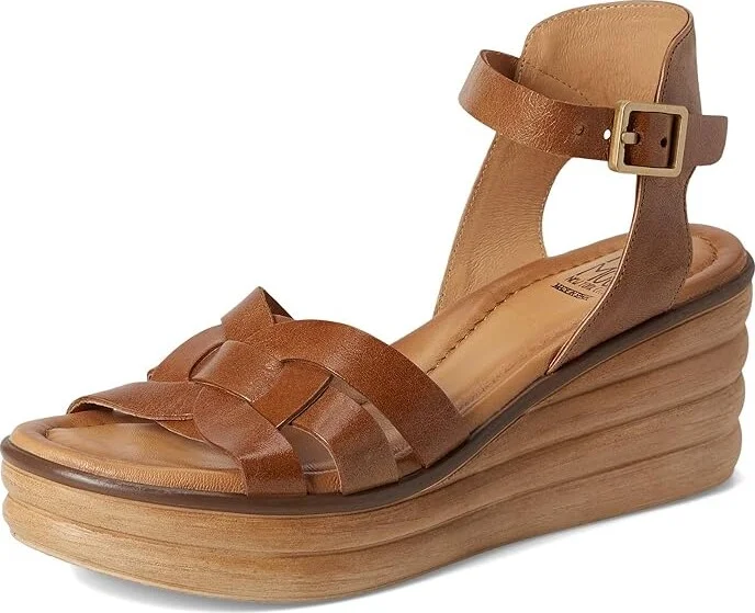 Miz Mooz Ozzie Women's Wedge Shoes Brandy : EU 41 (US Women's 9.5-10) B - Medium, Leather/Rubber - Image 5