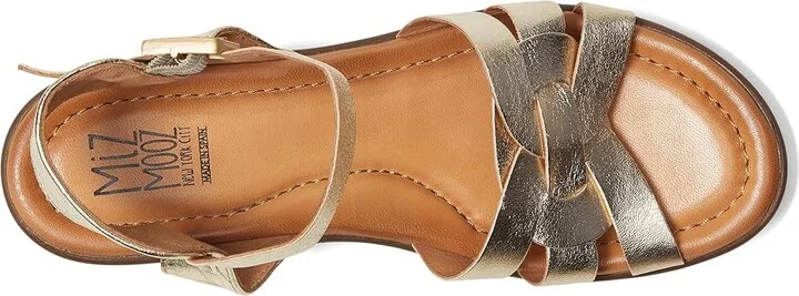 Miz Mooz Ozzie Women's Wedge Shoes Champagne : EU 41 (US Women's 9.5-10) B - Medium, Leather/Rubber - Image 2