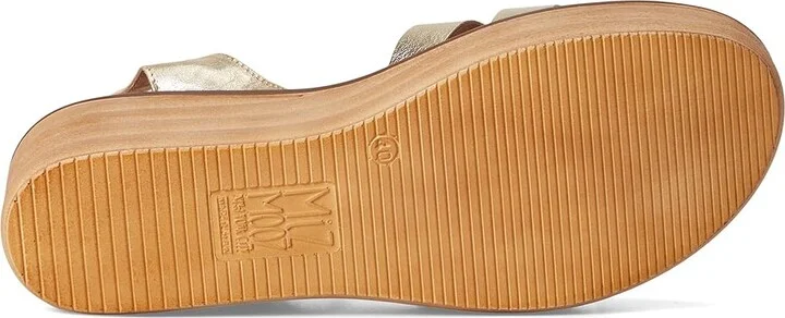 Miz Mooz Ozzie Women's Wedge Shoes Champagne : EU 41 (US Women's 9.5-10) B - Medium, Leather/Rubber - Image 3