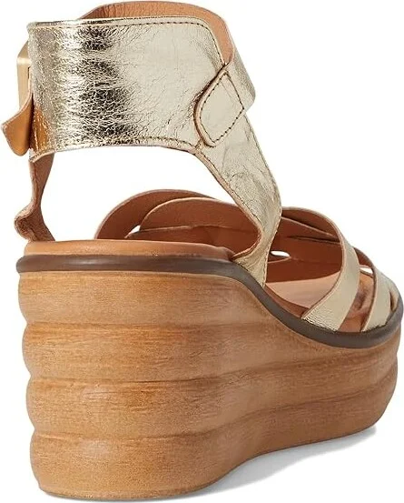 Miz Mooz Ozzie Women's Wedge Shoes Champagne : EU 41 (US Women's 9.5-10) B - Medium, Leather/Rubber - Image 4