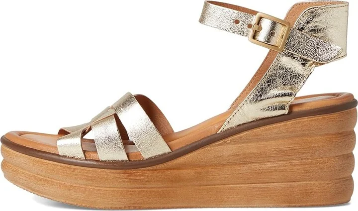 Miz Mooz Ozzie Women's Wedge Shoes Champagne : EU 41 (US Women's 9.5-10) B - Medium, Leather/Rubber - Image 6