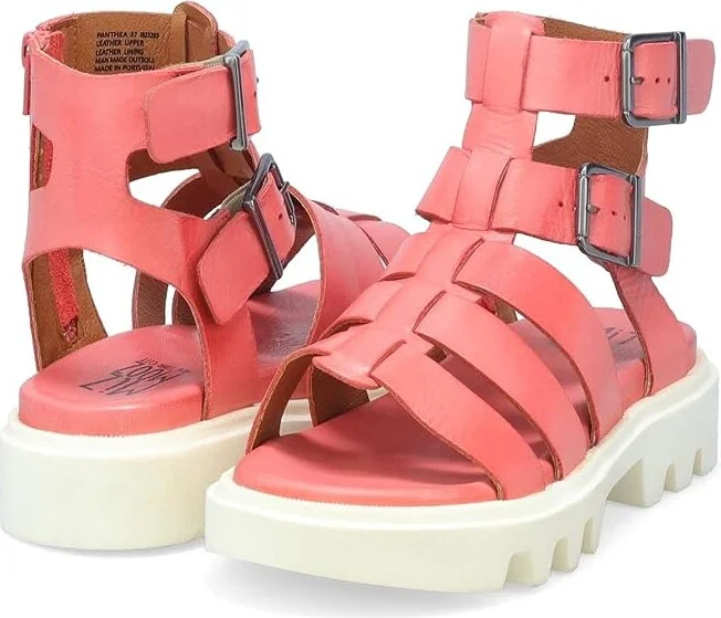 Miz Mooz Panthea Women's Dress Sandals Azalea : EU 38 (US Women's 7.5-8) B - Medium, Leather