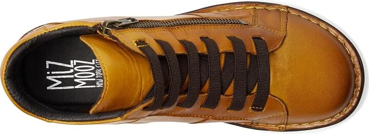 Miz Mooz Preslee Women's Boots Ochre Antique Burnish : EU 40 (US Women's 9-9.5) B - Medium, Leather - Image 2