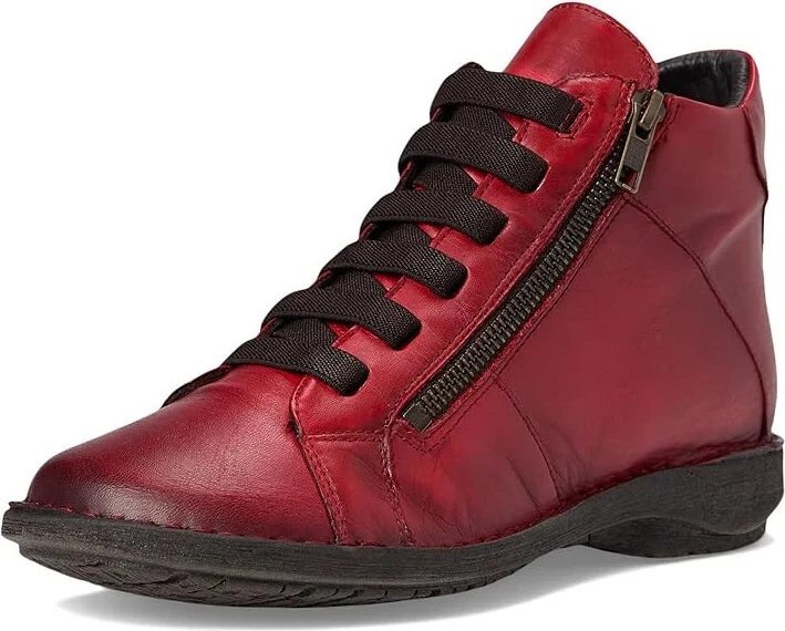 Miz Mooz Preslee Women's Boots Red Antique : EU 40 (US Women's 9-9.5) B - Medium, Leather - Image 5