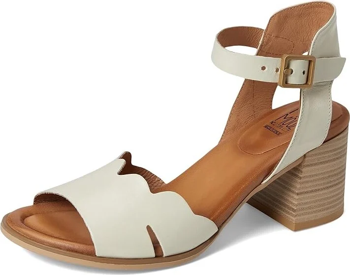 Miz Mooz Reena Women's Wedge Shoes Linen : EU 40 (US Women's 9-9.5) B - Medium, Leather - Image 5