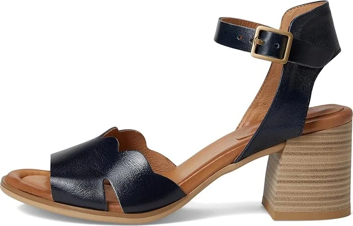 Miz Mooz Reena Women's Wedge Shoes Navy : EU 36 (US Women's 5.5-6) B - Medium, Leather - Image 6