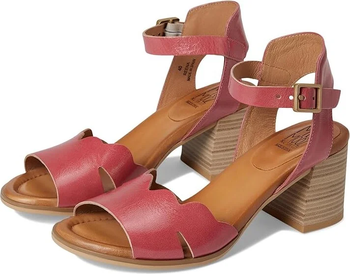 Miz Mooz Reena Women's Wedge Shoes Pink : EU 37 (US Women's 6.5-7) B - Medium, Leather