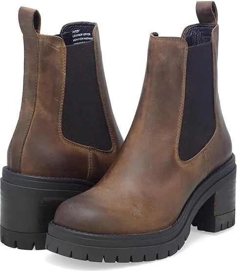 Miz Mooz Ritzy Women's Boots Hazelnut : EU 40 (US Women's 9-9.5) B - Medium, Leather/Rubber