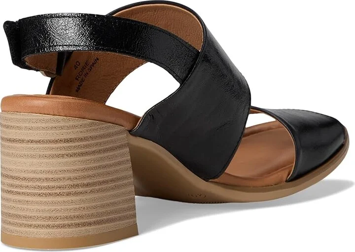 Miz Mooz Rorie Women's Wedge Shoes Black : EU 36 (US Women's 5.5-6) B - Medium, Leather - Image 4