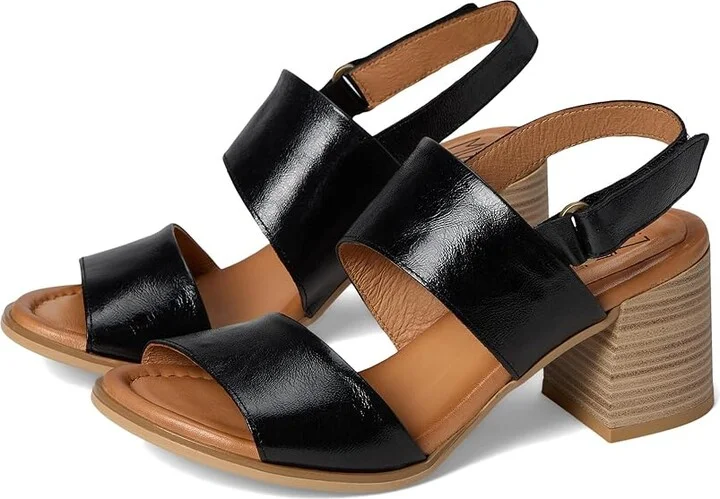 Miz Mooz Rorie Women's Wedge Shoes Black : EU 36 (US Women's 5.5-6) B - Medium, Leather