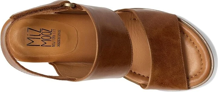 Miz Mooz Rorie Women's Wedge Shoes Brandy : EU 38 (US Women's 7.5-8) B - Medium, Leather - Image 2