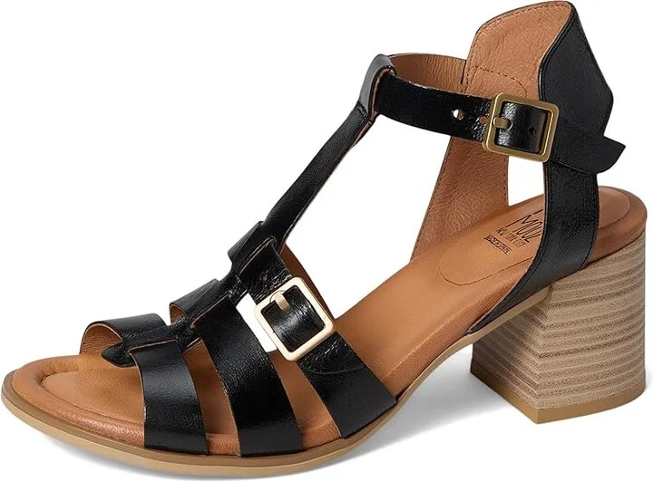Miz Mooz Rowen Women's Wedge Shoes Black : EU 39 (US Women's 8.5-9) B - Medium, Leather - Image 5