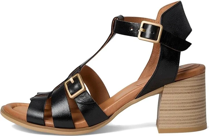 Miz Mooz Rowen Women's Wedge Shoes Black : EU 39 (US Women's 8.5-9) B - Medium, Leather - Image 6