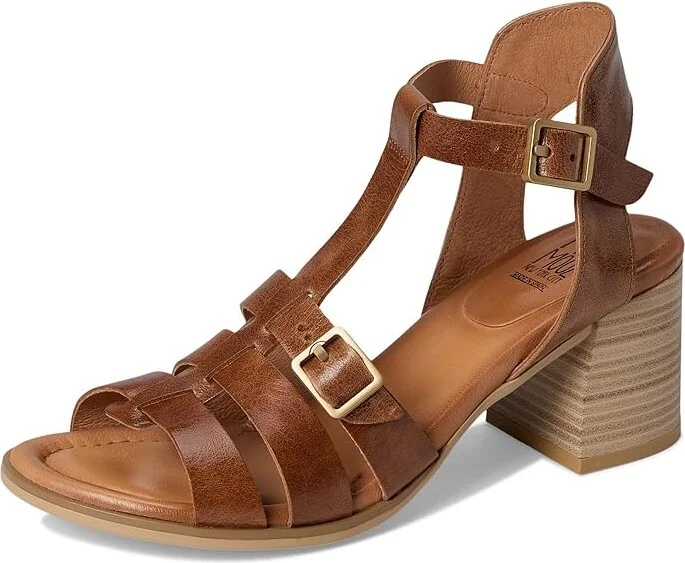 Miz Mooz Rowen Women's Wedge Shoes Brandy : EU 39 (US Women's 8.5-9) B - Medium, Leather - Image 5