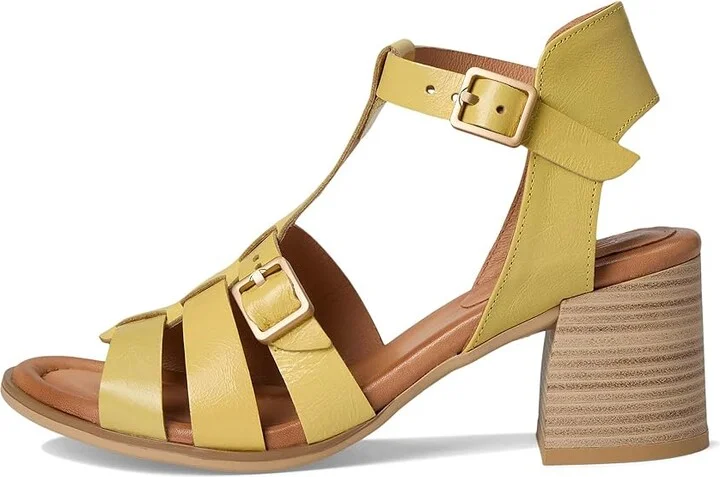 Miz Mooz Rowen Women's Wedge Shoes Yellow : EU 38 (US Women's 7.5-8) B - Medium, Leather - Image 6
