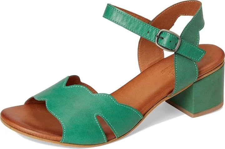 Miz Mooz Rubie Women's Wedge Shoes Green : EU 42 (US Women's 10.5-11) B - Medium, Leather/Rubber - Image 5