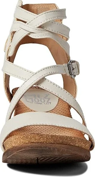 Miz Mooz Shay Women's Wedge Shoes Linen Nappa : EU 38 (US Women's 7.5-8) B - Medium, Leather - Image 2