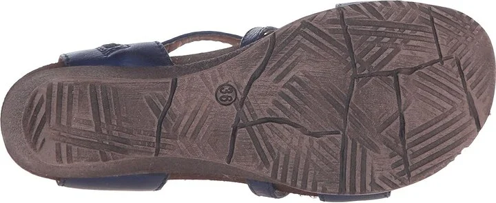 Miz Mooz Shay Women's Wedge Shoes Navy : EU 38 (US Women's 7.5-8) B - Medium, Leather - Image 4