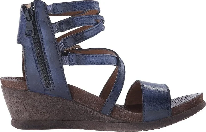 Miz Mooz Shay Women's Wedge Shoes Navy : EU 38 (US Women's 7.5-8) B - Medium, Leather - Image 8