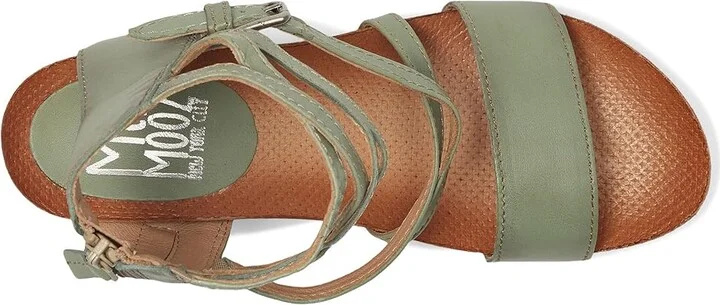 Miz Mooz Shay Women's Wedge Shoes Sage 1 : EU 36 (US Women's 5.5-6) B - Medium, Leather - Image 2