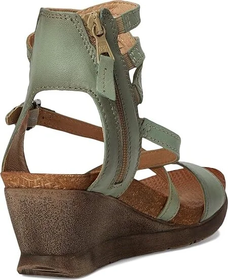 Miz Mooz Shay Women's Wedge Shoes Sage 1 : EU 36 (US Women's 5.5-6) B - Medium, Leather - Image 4