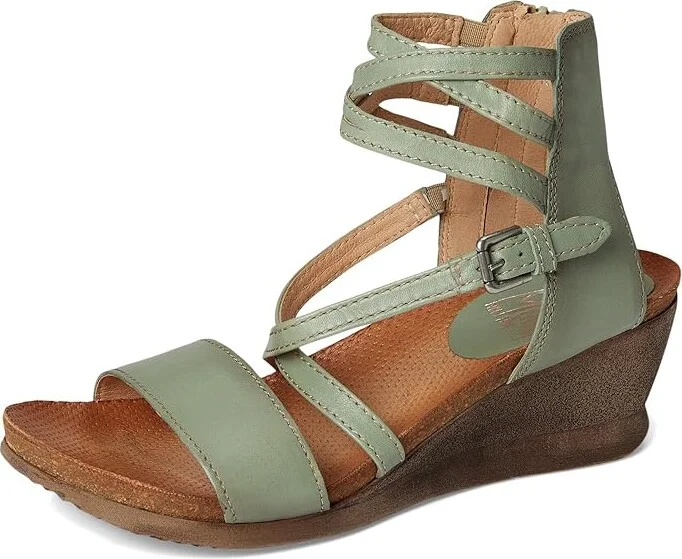 Miz Mooz Shay Women's Wedge Shoes Sage 1 : EU 36 (US Women's 5.5-6) B - Medium, Leather - Image 5