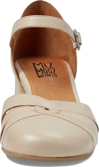 Miz Mooz Storie High Heels Storie Cream : EU 40 (US Women's 9-9.5) B - Medium, Leather/Rubber - Image 2