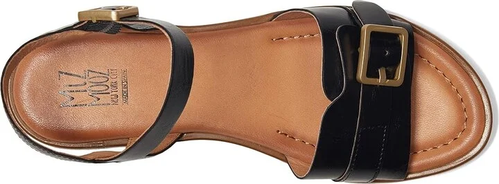 Miz Mooz Symone Women's Wedge Shoes Black : EU 37 (US Women's 6.5-7) B - Medium, Leather/Rubber - Image 2