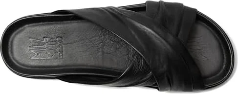 Miz Mooz Talisa Women's Wedge Shoes Black : EU 40 (US Women's 9-9.5) B - Medium, Leather - Image 2
